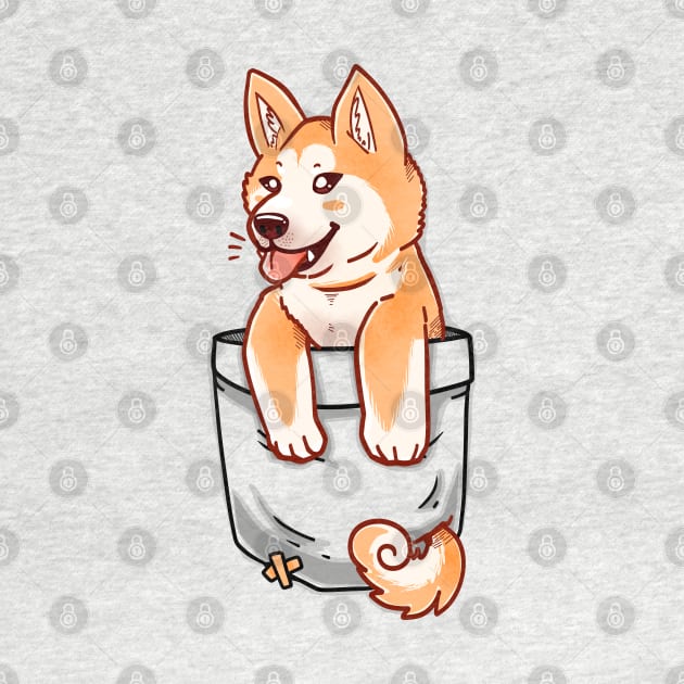 Pocket Cute Akita Puppy by TechraPockets